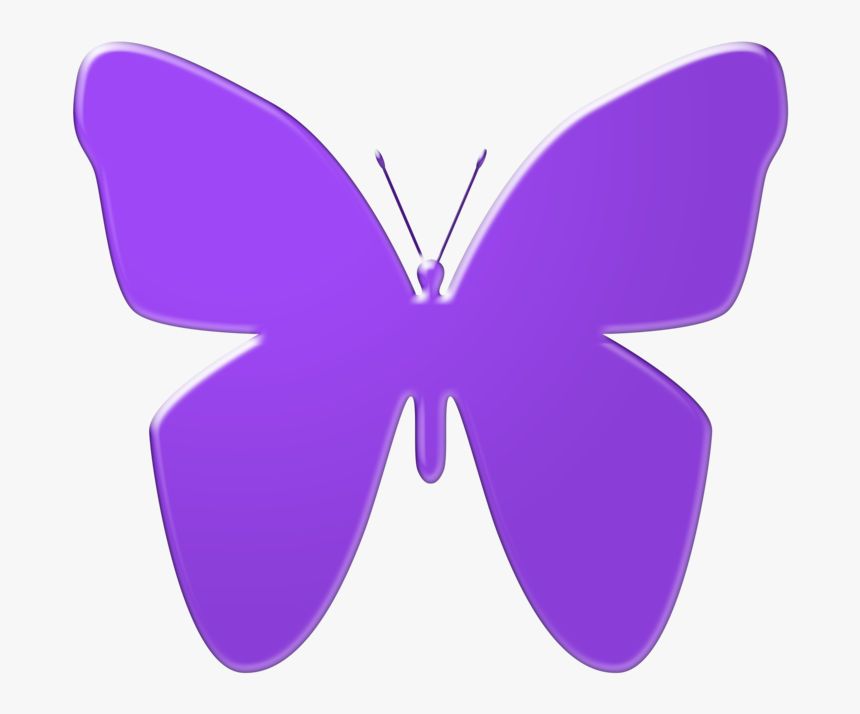 Transparent Butterfly Clip Art - Transparent Purple Butterfly Png, Png Download, Free Download