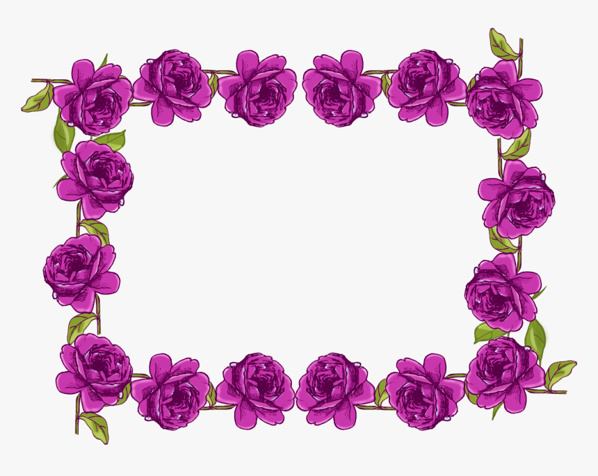 Thumb Image - Svg Flowers Border Frame, HD Png Download, Free Download