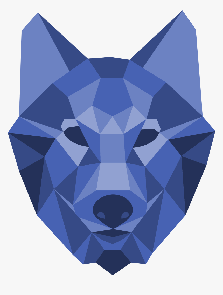 Geometric Animal Wolf Drawing, HD Png Download, Free Download