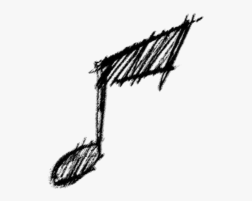 Musicnote - Music Note Sketch Transparent, HD Png Download, Free Download