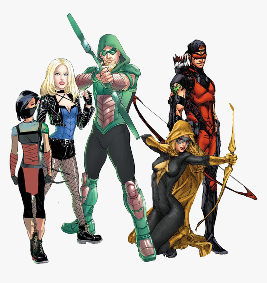 Dc Comics Arrow Family, HD Png Download, Free Download