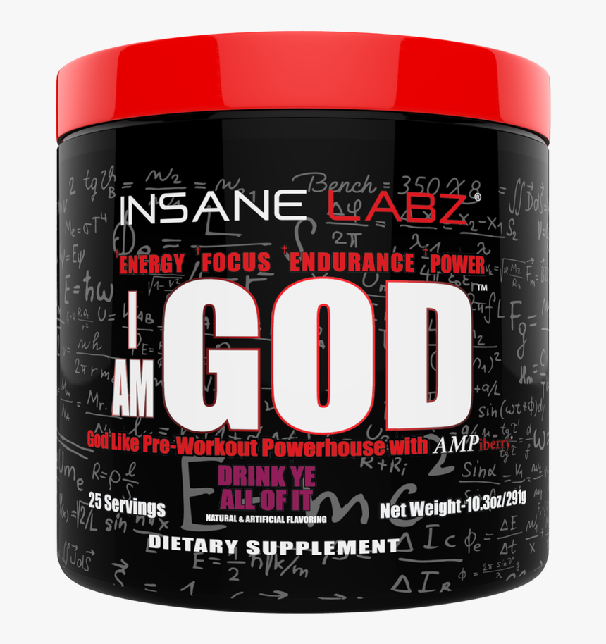 Picture - Am God Pre Workout, HD Png Download, Free Download