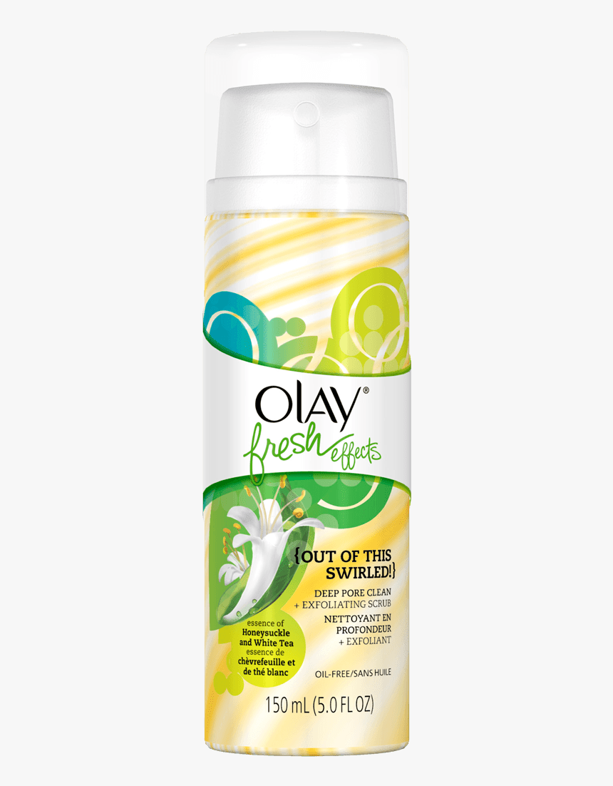 Out Of This Swirled Deep Pore Exfoliating Scrub Honeysuckle - Olay, HD Png Download, Free Download