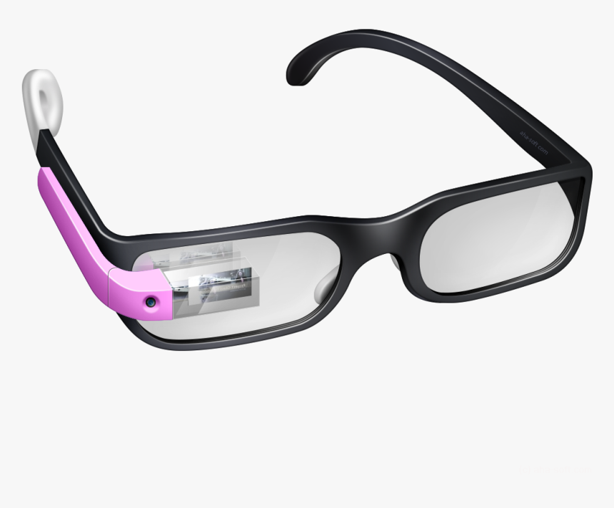 Girl Google Glasses Icon - Google Glass Png File, Transparent Png, Free Download