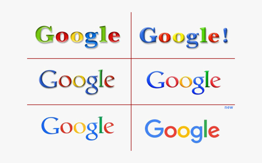 Iconic Google Logo Evolution Over Years Png Transparent - Google Logo Evolution, Png Download, Free Download