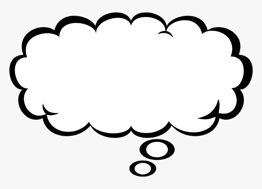 Free Stock Photos - Thinking Bubble With Black Background, HD Png Download, Free Download