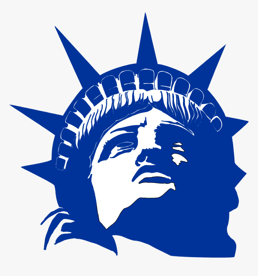 Statue Of Liberty Silhouette Png, Transparent Png, Free Download