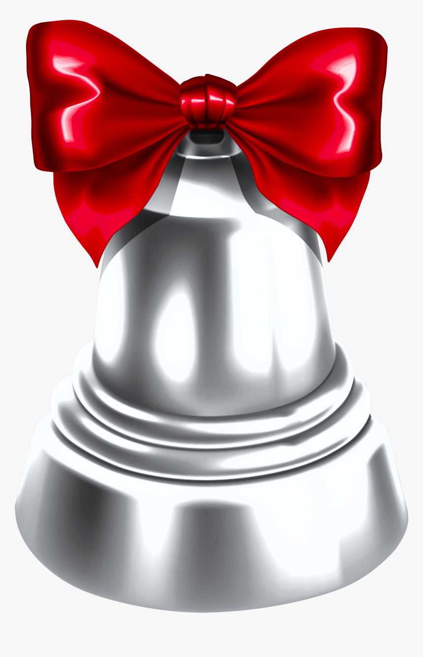 Christmas Silver Bell Png Clipart Image - Silver Bell Png, Transparent Png, Free Download