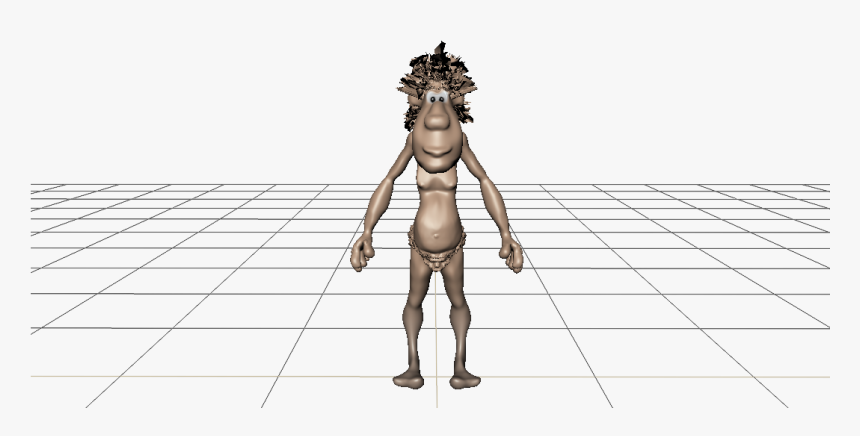 Progress Of 3d Caveman Character Design- Modelled In - Cartoon, HD Png Download, Free Download