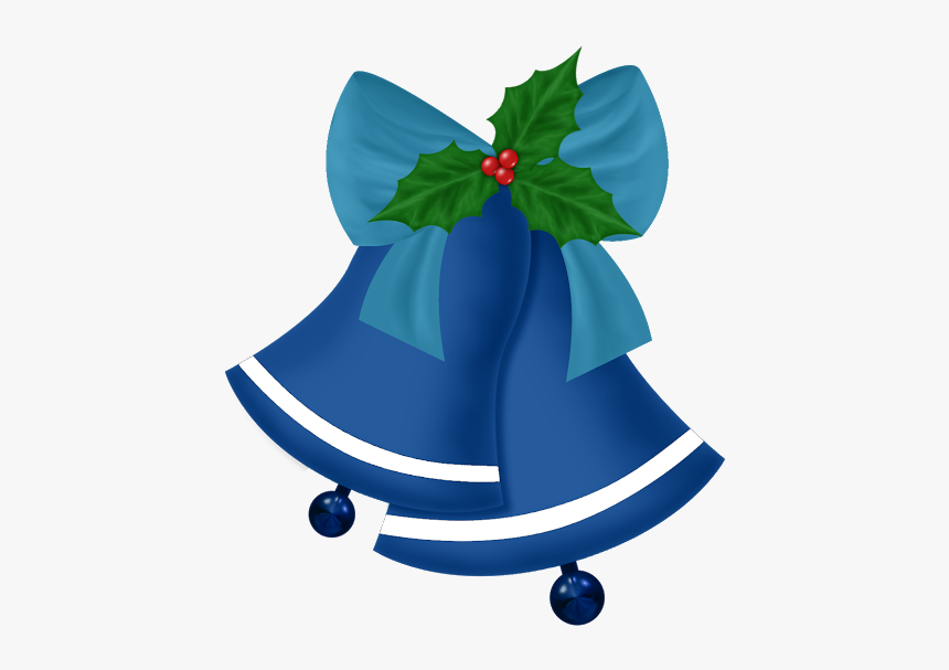 Blue Christmas Bell Png, Transparent Png, Free Download