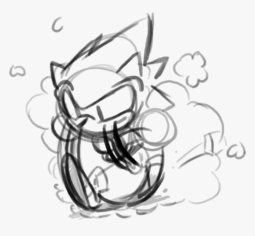 Toei Sonic Sketch - Sketch, HD Png Download, Free Download