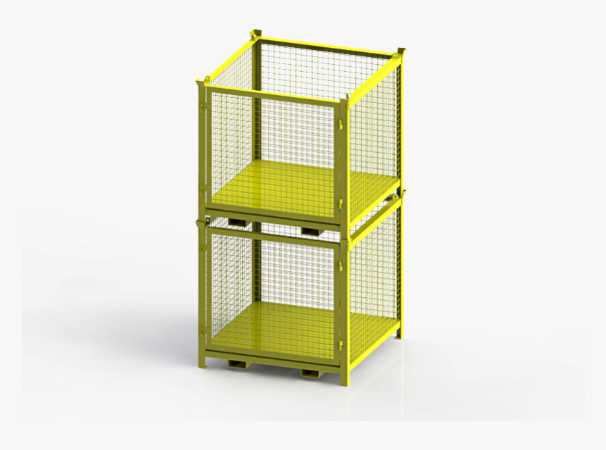 2t Stackable Pallet Cage - Pallet With Iron Cage, HD Png Download, Free Download
