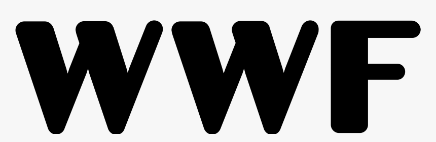 Wwf Logo, Wordmark - Wwf Word Mark, HD Png Download, Free Download