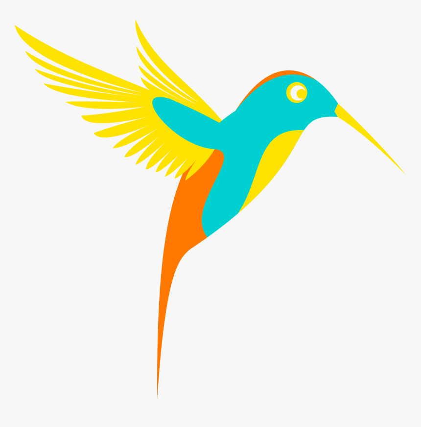 Colibri Colorful Bird Vector Clipart Image - Colorful Bird Vector Png, Transparent Png, Free Download