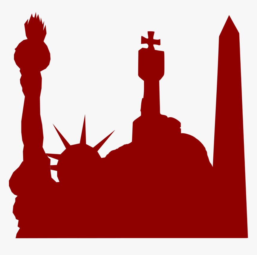 Clipart Statue Of Liberty Head Silhouette, HD Png Download, Free Download