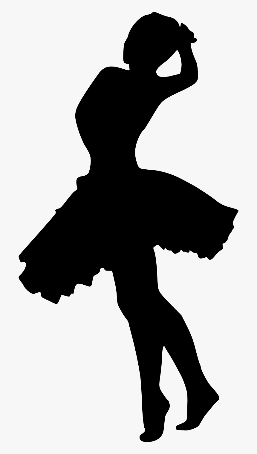 20 Ballerina Silhouette - Ballet Black And White Clipart, HD Png Download, Free Download