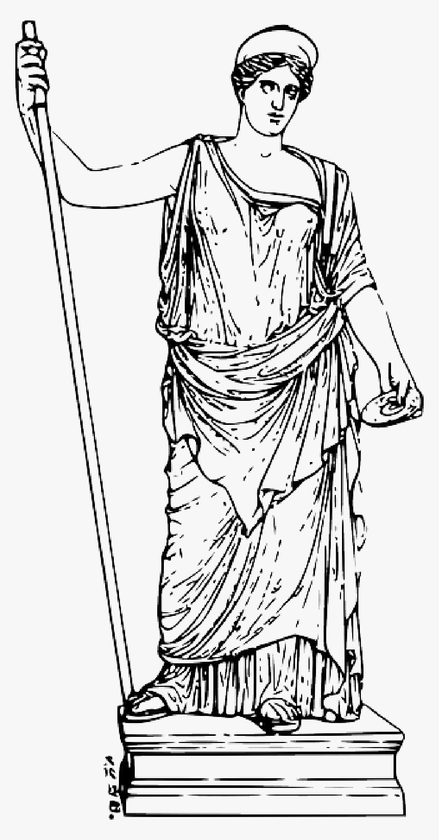 Juno Roman Goddess Drawing , Png Download - Hera Png, Transparent Png, Free Download