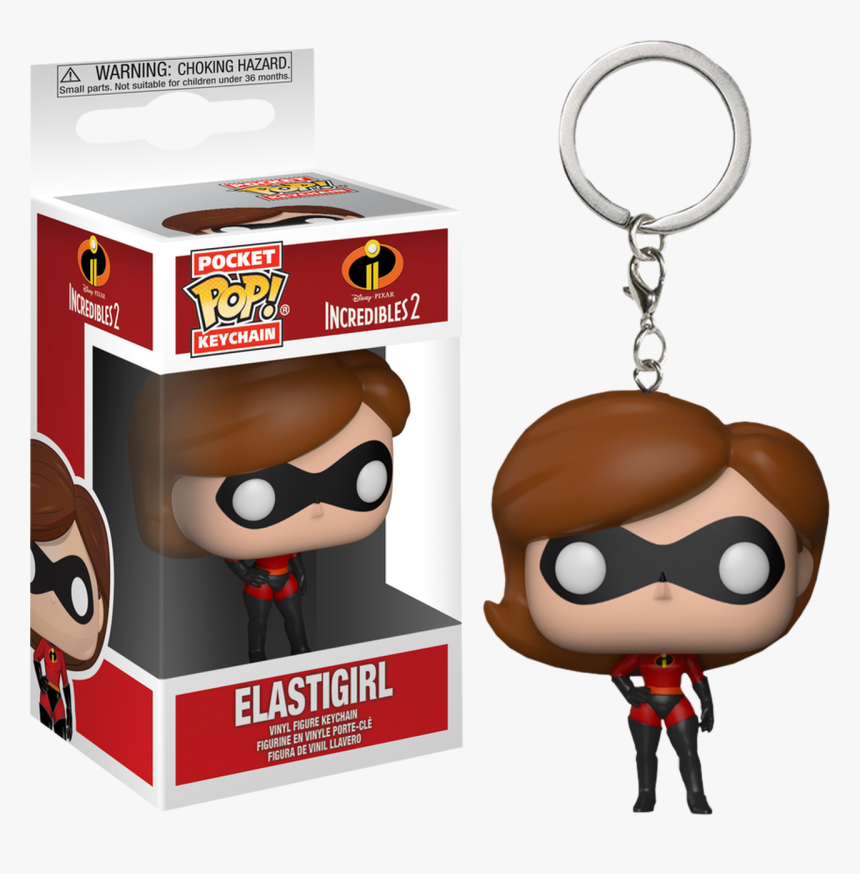 Elastigirl Pop Vinyl Keychain - Funko Elastigirl Keychain, HD Png Download, Free Download