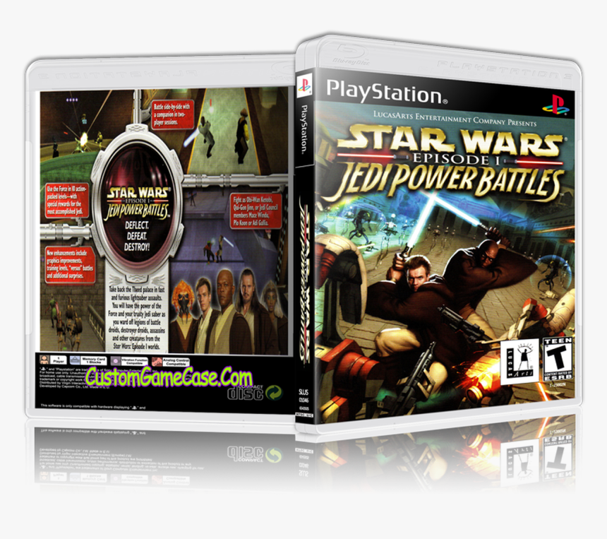 Star Wars Episode I Jedi Power Battles - Star Wars Jedi Power Battle, HD Png Download, Free Download