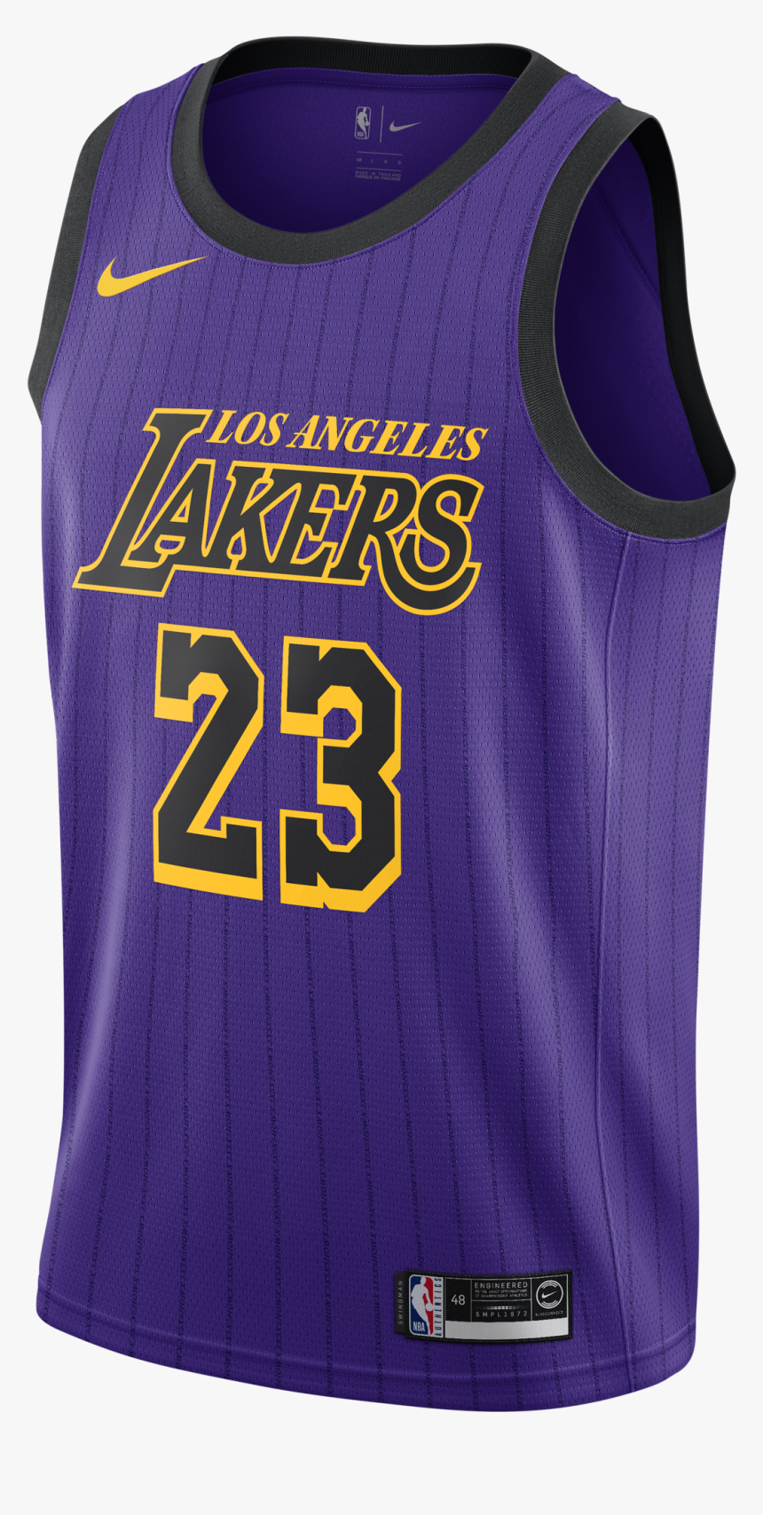 Nike Nba Los Angeles Lakers Lebron James Swingman Jersey - Active Tank, HD Png Download, Free Download