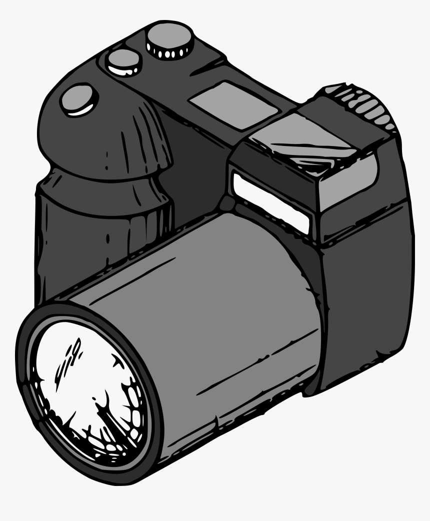 Camera Clip Art , Png Download - Colour A Camera Drawing, Transparent Png, Free Download