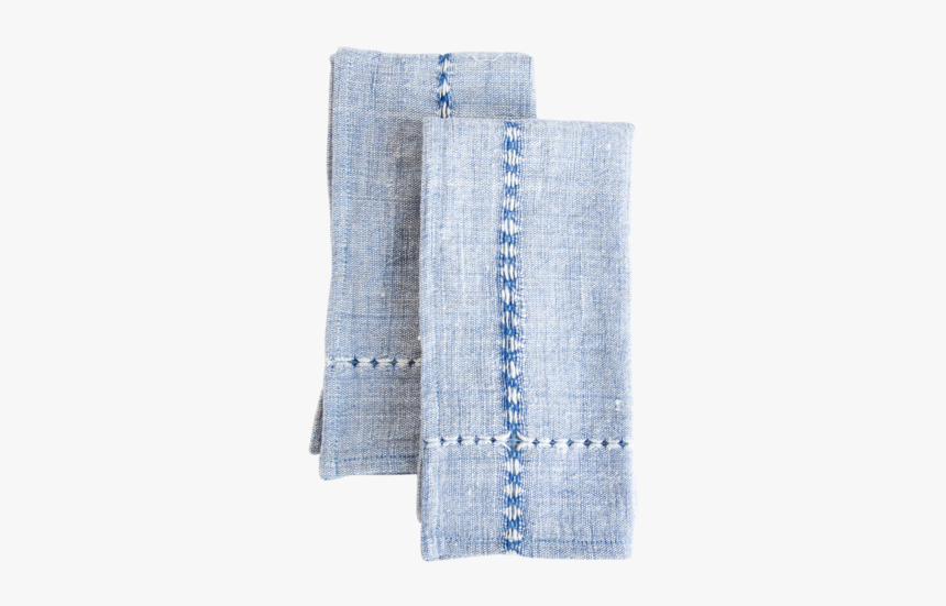 Blue Pulled Cotton Napkin, HD Png Download, Free Download