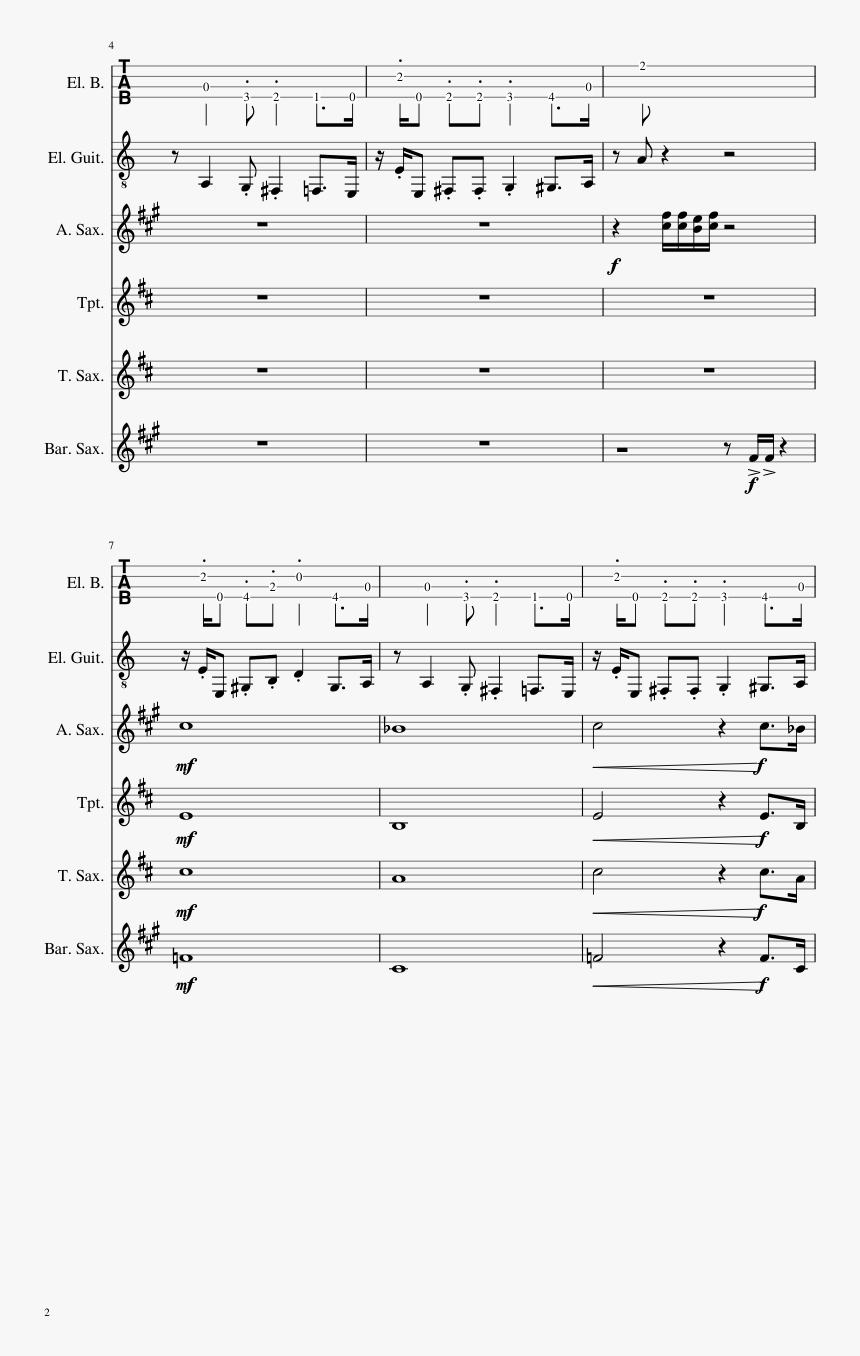 Slap Bass Seinfeld Png Slap Bass Seinfeld - Sheet Music, Transparent Png, Free Download