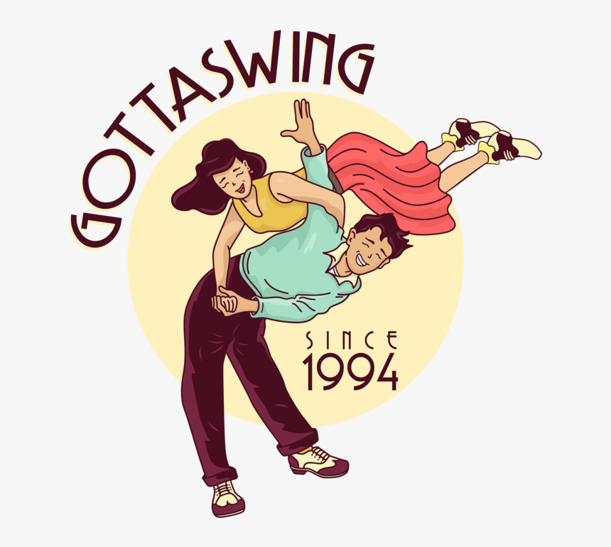 New Branding - Cartoon Swing Dancers Png, Transparent Png, Free Download