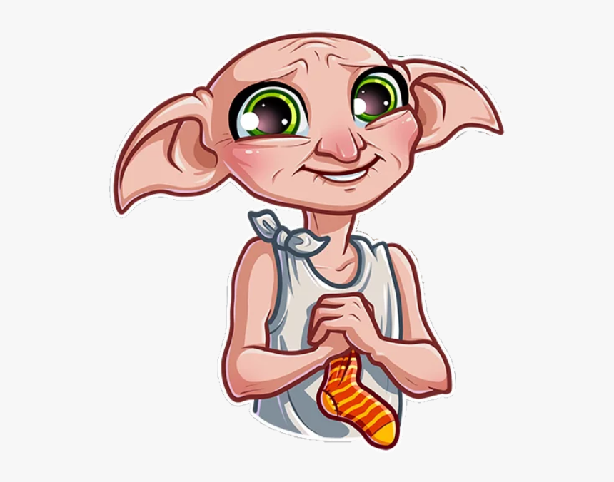 Dobby Dobbythehouseelf Dobbyisafreeelf Harrypotter - Stickers Harry Potter Whatsapp, HD Png Download, Free Download