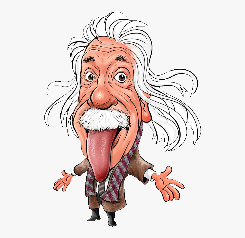 Thumb Image - Albert Einstein Cartoon Drawing, HD Png Download, Free Download