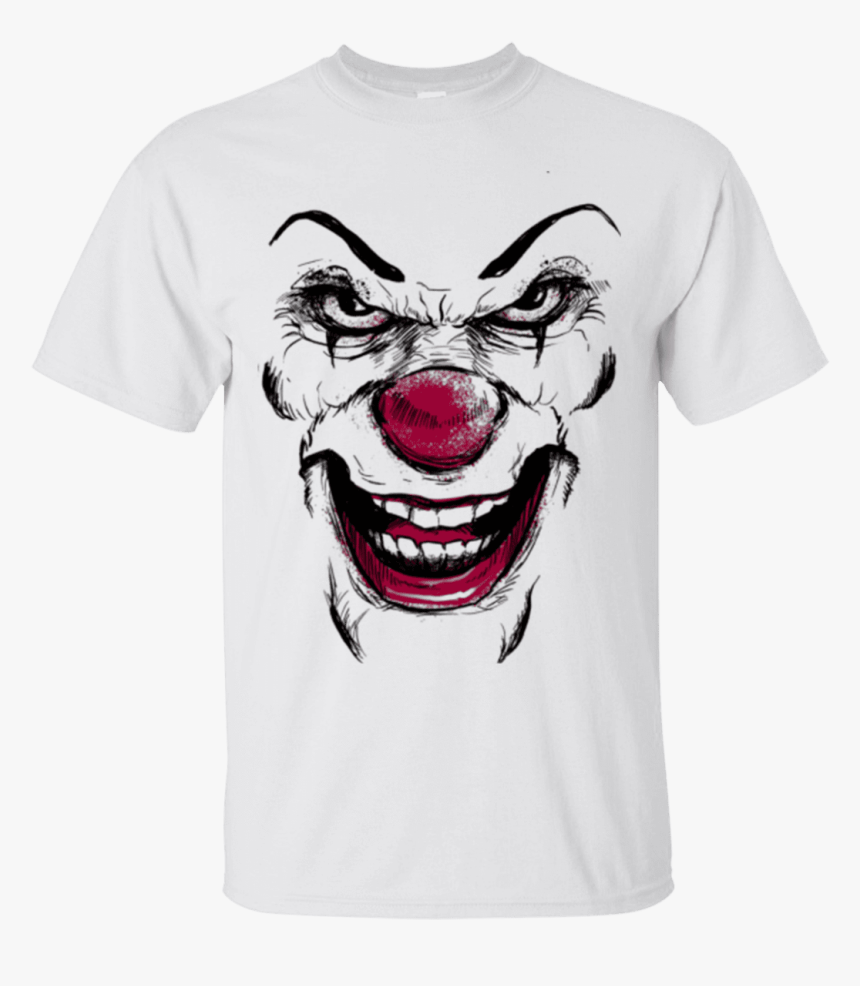 Clown Face T-shirt - Clown, HD Png Download, Free Download