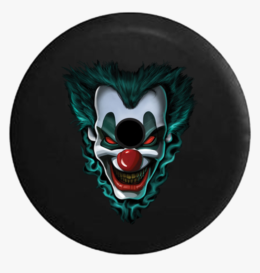 Transparent Scary Clown Face Png - Scary Clown Drawing Colored, Png Download, Free Download