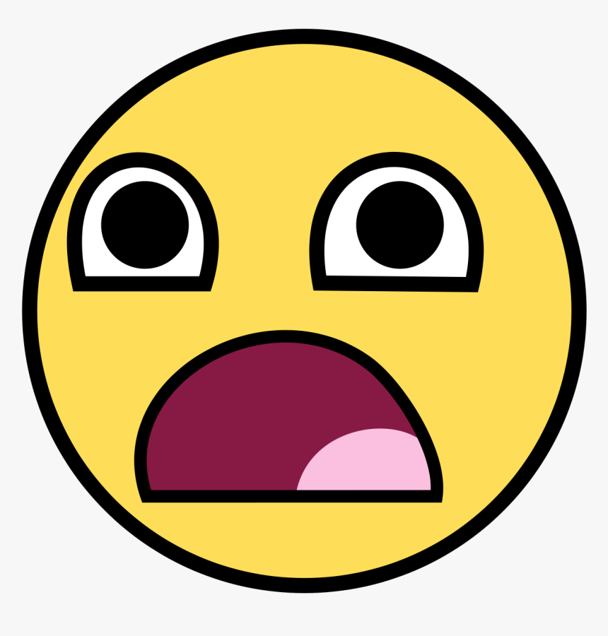 File - Surprisedsmiley - Svg - Mad And Sad Face, HD Png Download, Free Download