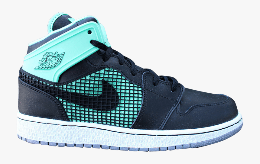 Air Jordan 1 Retro "89 Gs "green Glow - Sneakers, HD Png Download, Free Download