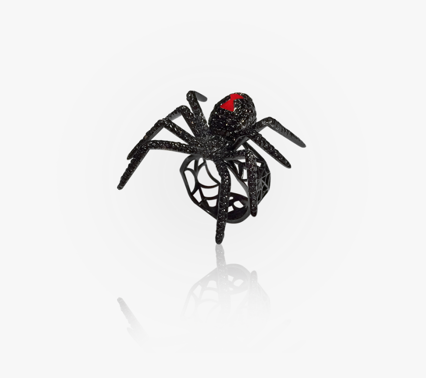 Black Widow Ring - Black Widow Spider Ring, HD Png Download, Free Download