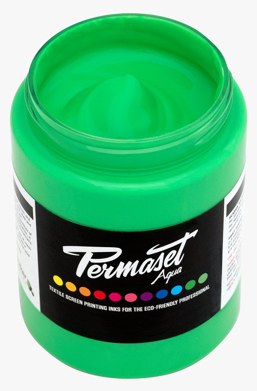 300ml Permaset Glow Green Web - Acrylic Paint, HD Png Download, Free Download