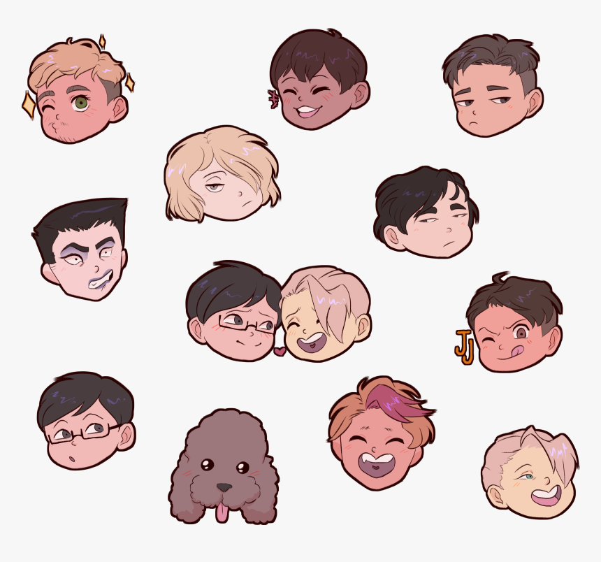 Yuri On Ice Stickers , Png Download - Yuri On Ice Stickers, Transparent Png, Free Download