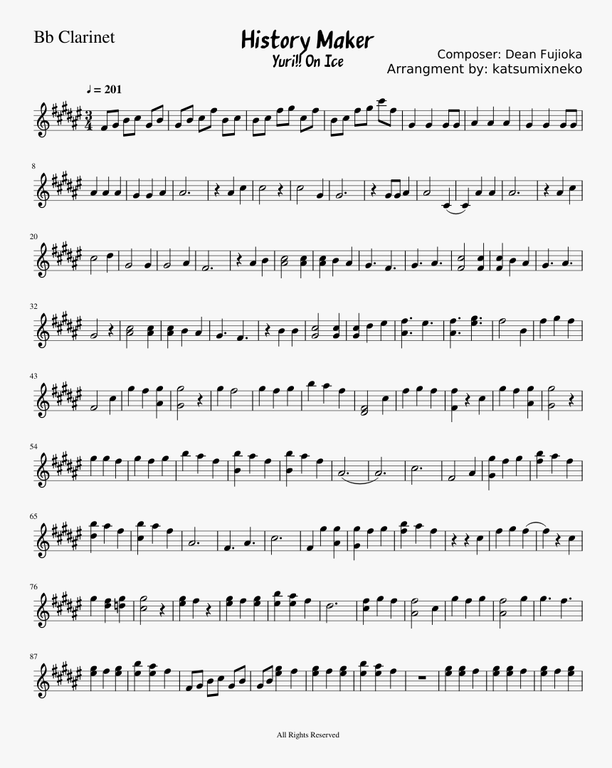 Shape Of You Clarinet Sheet Music, HD Png Download, Free Download