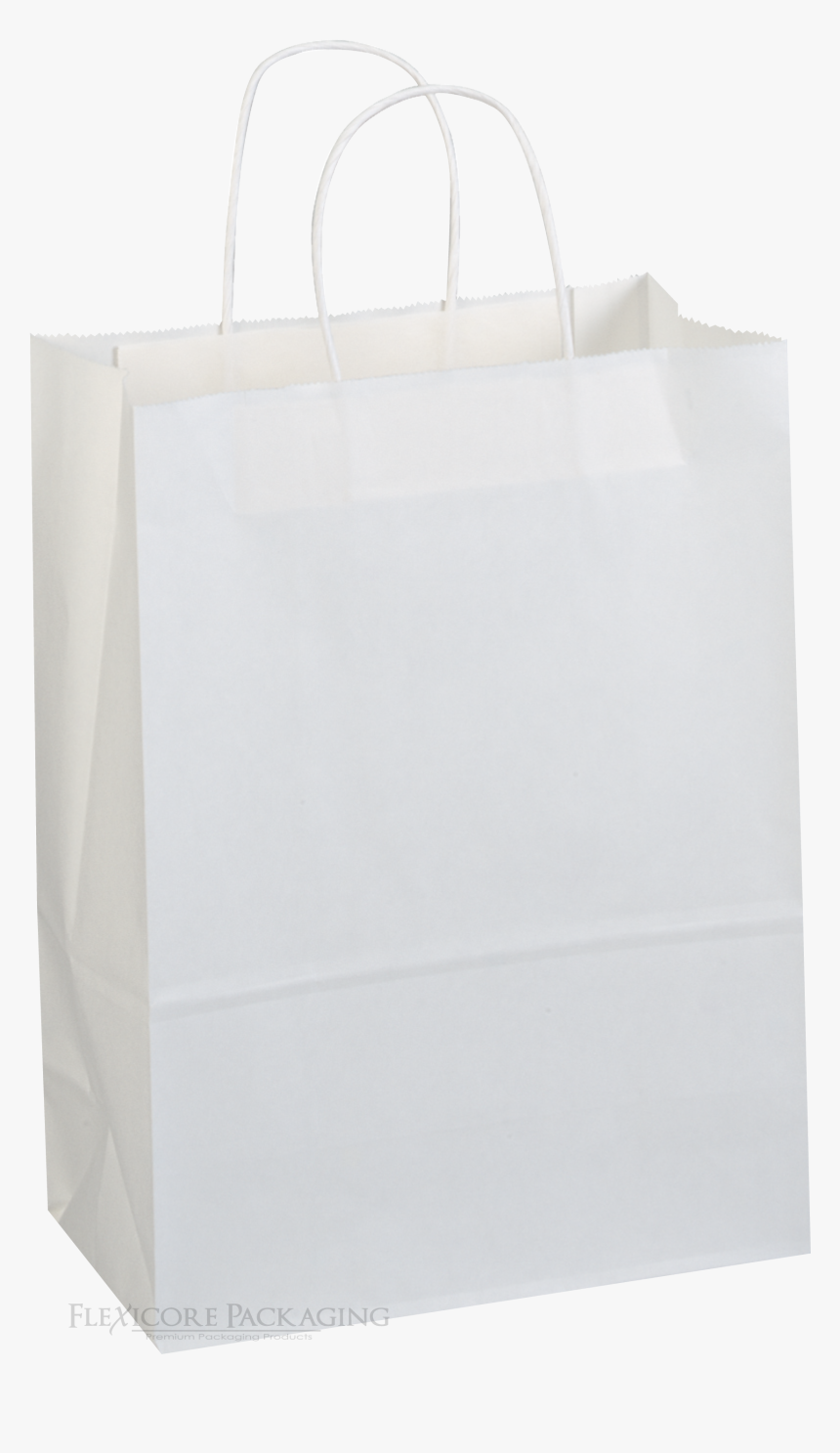 White Kraft Paper Bag Png, Transparent Png, Free Download