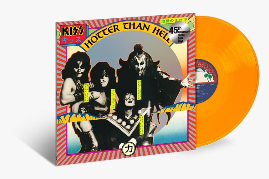 Kiss Hotter Than Hell Orange Vinyl, HD Png Download, Free Download