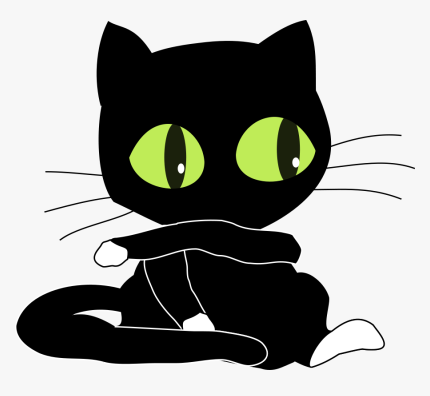 Blackcat With White Sockets Svg Clip Arts, HD Png Download, Free Download