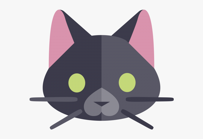Transparent Cat Clipart Transparent - Black Cat, HD Png Download, Free Download