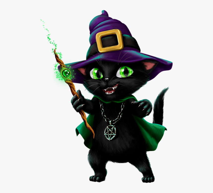 Chat Noir Png, Tube Halloween - Black Cat, Transparent Png, Free Download