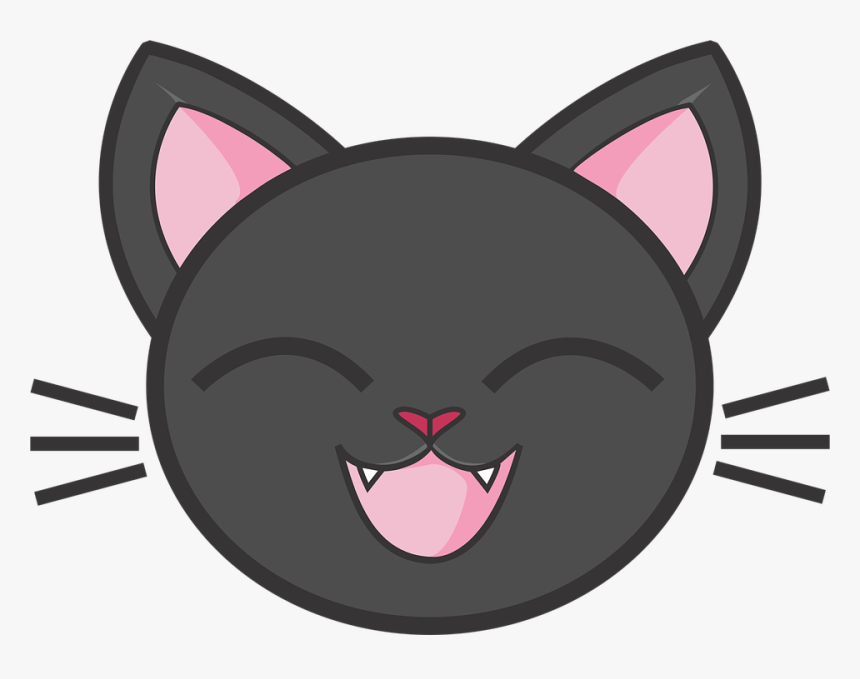 Cute Cat Head Drawing, HD Png Download, Free Download