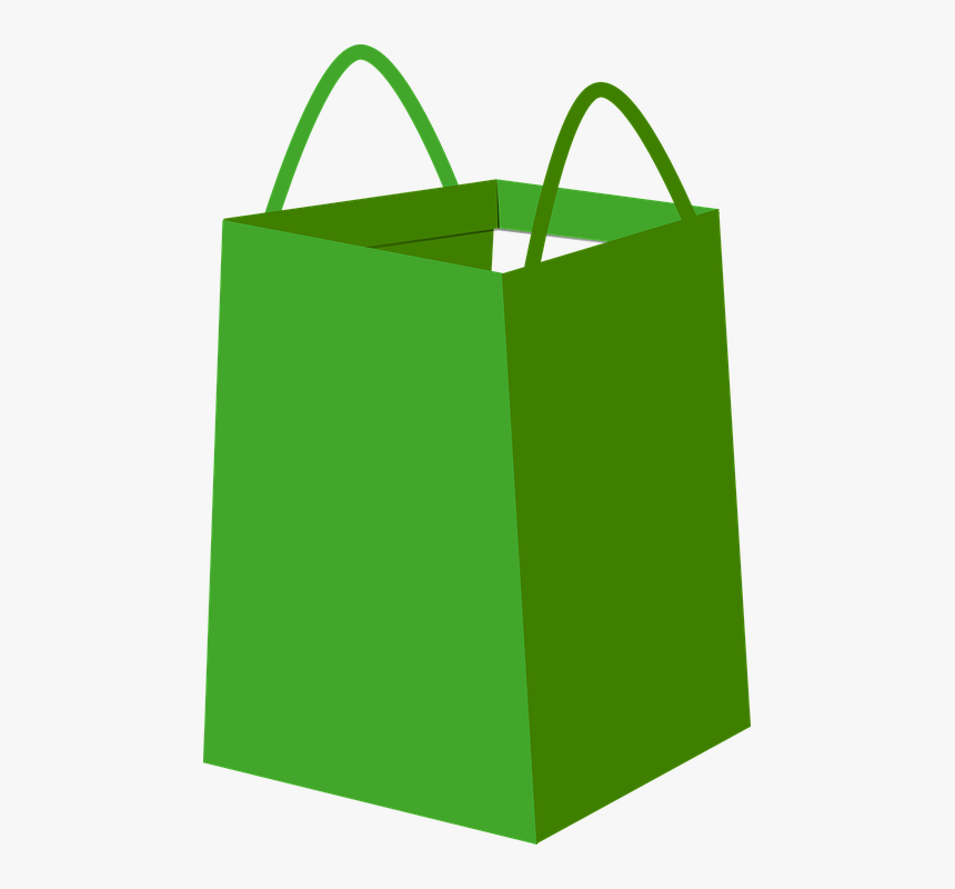 Empty Shopping Bag Png Image Background - Gift Bag Clip Art, Transparent Png, Free Download