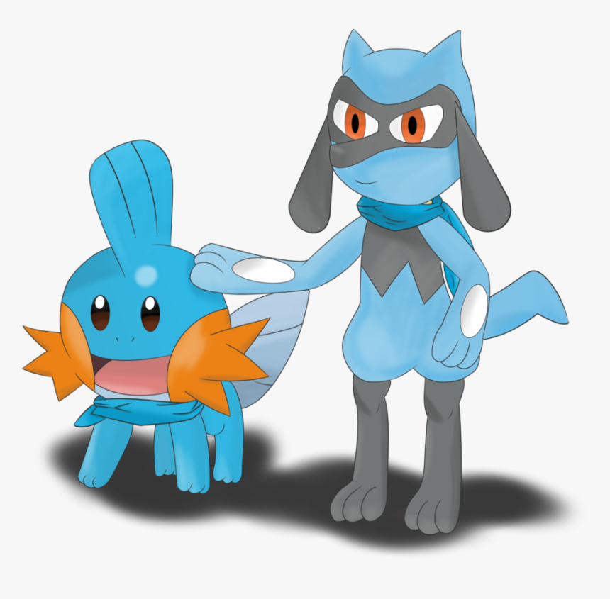 Mudkip Transparent Riolu - Riolu Mudkip, HD Png Download, Free Download