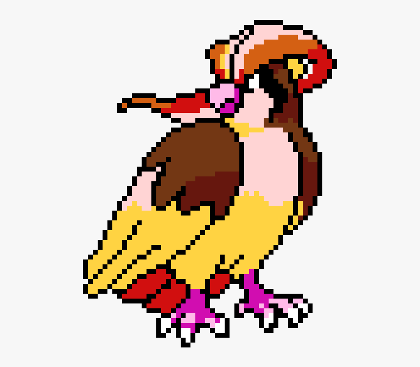 Pokemon Pixel Art Pidgeotto, HD Png Download, Free Download