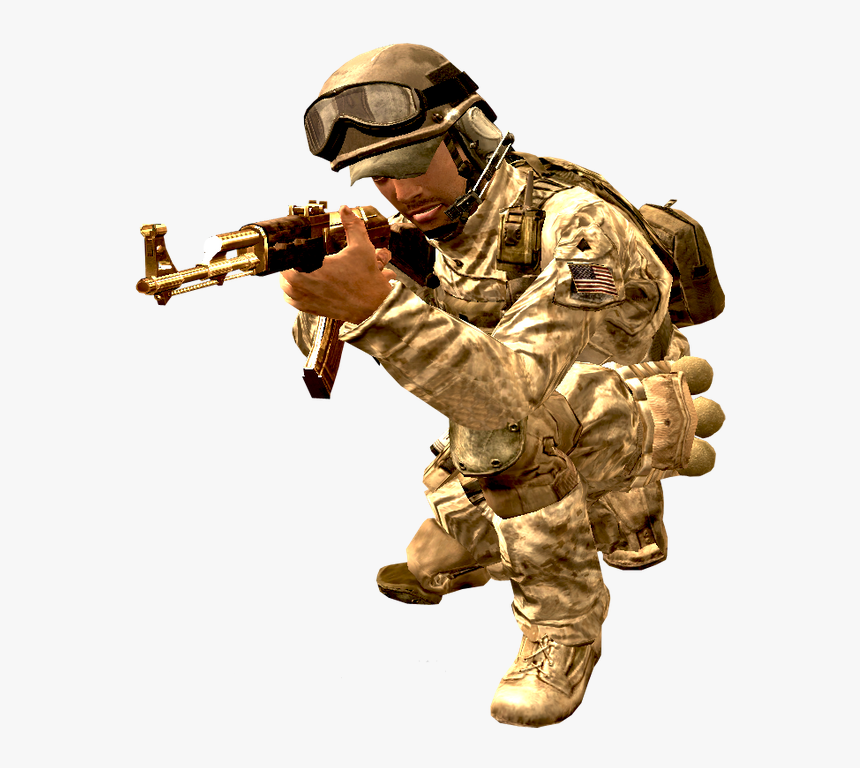 Sniper Cod4 Marines, HD Png Download, Free Download