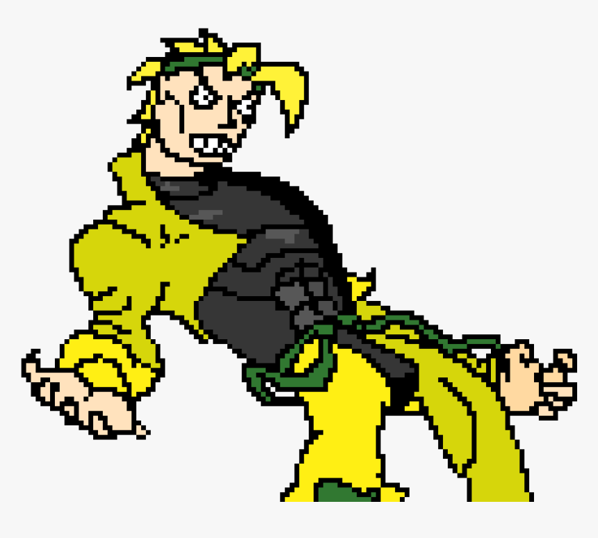 Dio Pixel Art Png, Transparent Png, Free Download