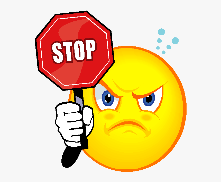 Stop Clipart Angry - Stop Sign With Angry Face, HD Png Download, Free Download